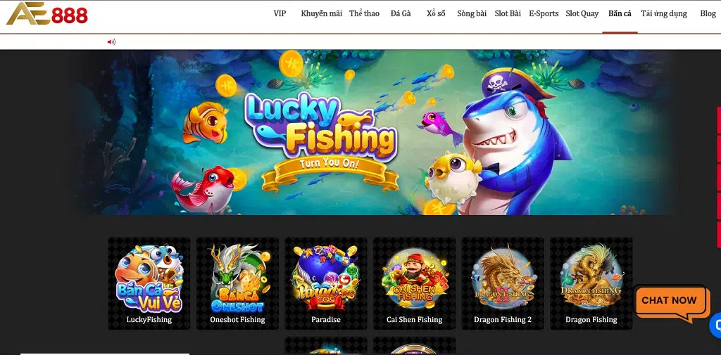 Các sản phẩm game đa dạng tại AE888